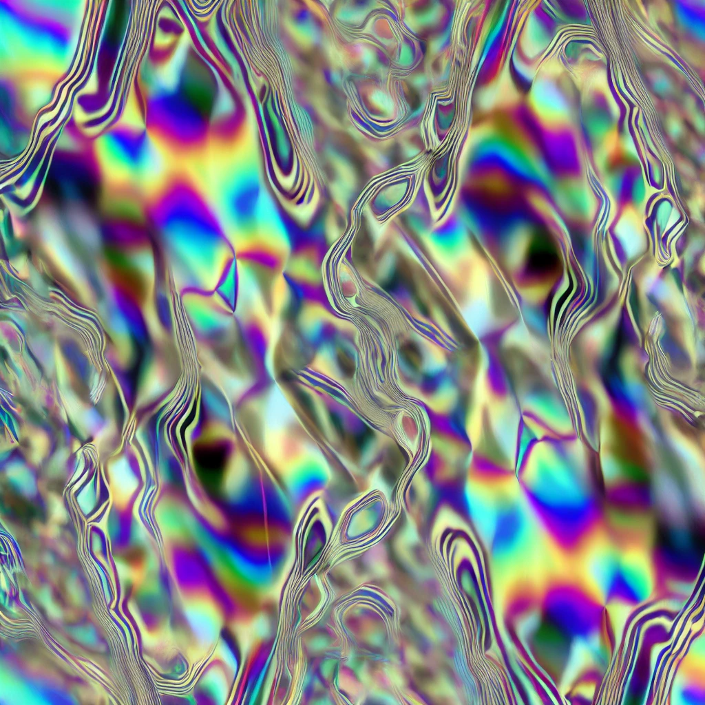 DALL·E 2024-07-23 03.40.11 - A digital art piece featuring an abstract pattern with iridescent and opalescent colors. The artwork should be vibrant and visually captivating, highl.webp